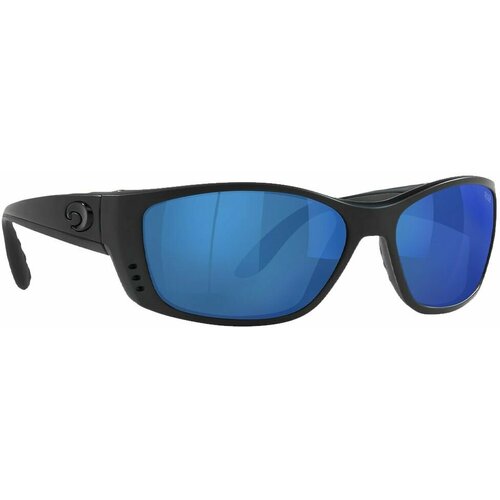 Солнцезащитные очки , спортивные, зеркальные, для мужчин, синий