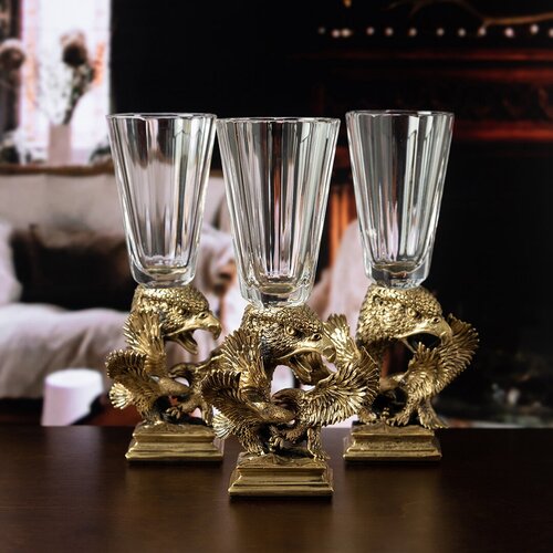 Набор лафитников Орлиный глаз (в ларце)