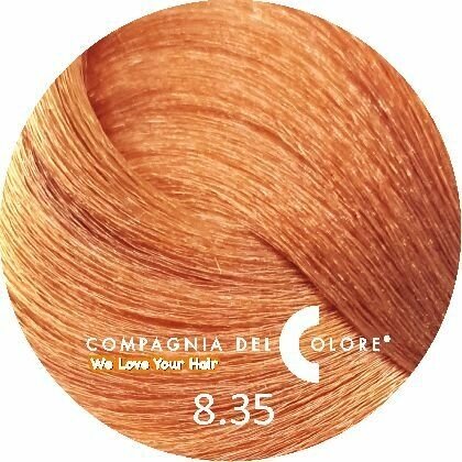 8.35 COMPAGNIA DEL COLORE Светло-русый шоколадный краска для волос 100 МЛ оригинал