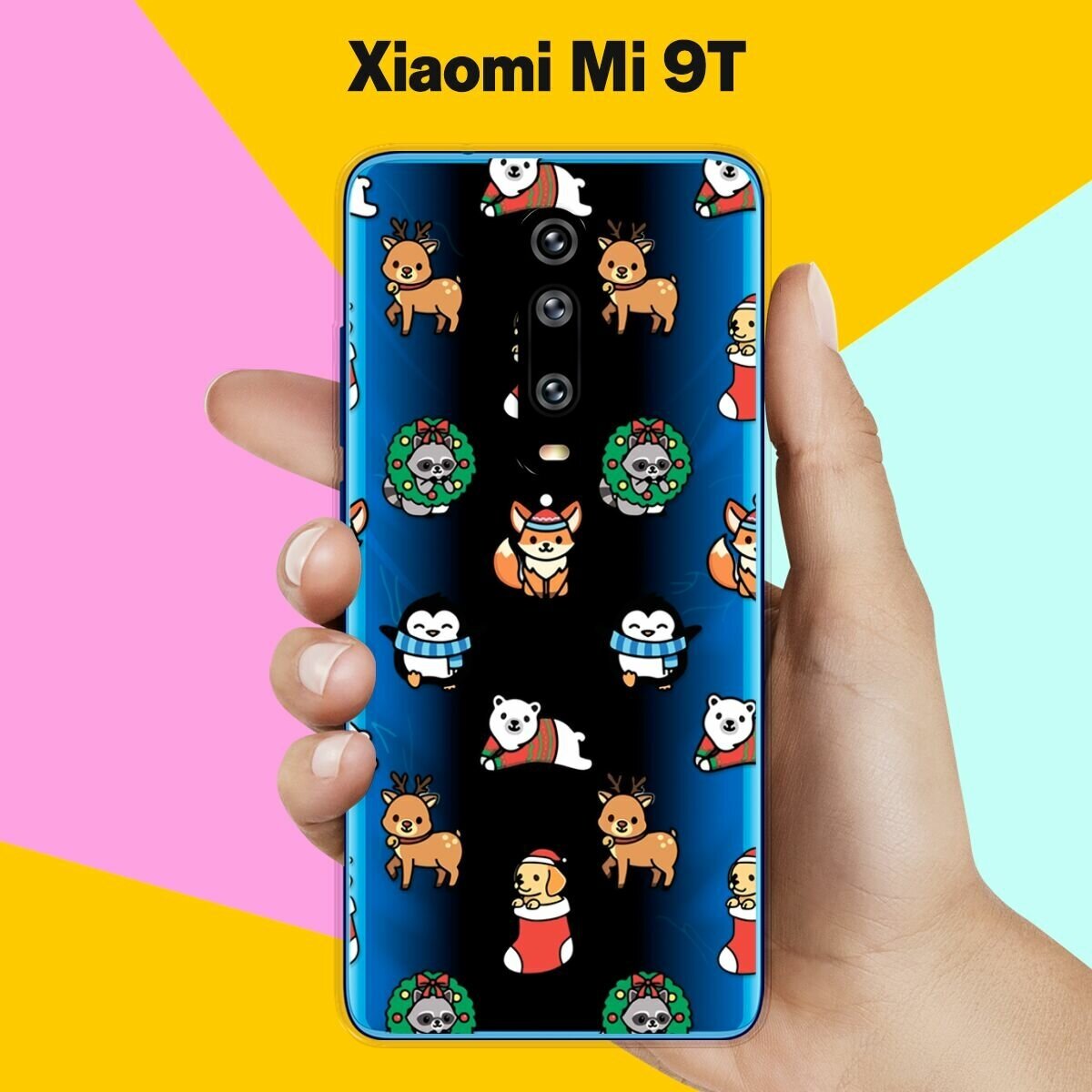Силиконовый чехол на Xiaomi Mi 9T Узор / для Сяоми Ми 9Т