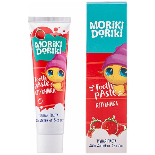 Зубная паста детская Moriki Doriki Shushi клубника