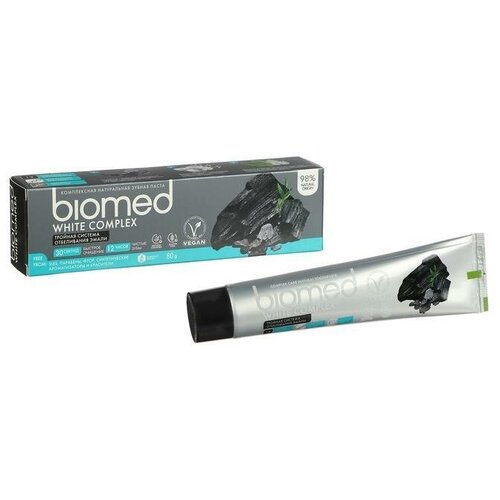 Зубная паста BIOMED WHITE COMPLEX 80 гр 7082343 зубная паста biomed superwhite 80 г