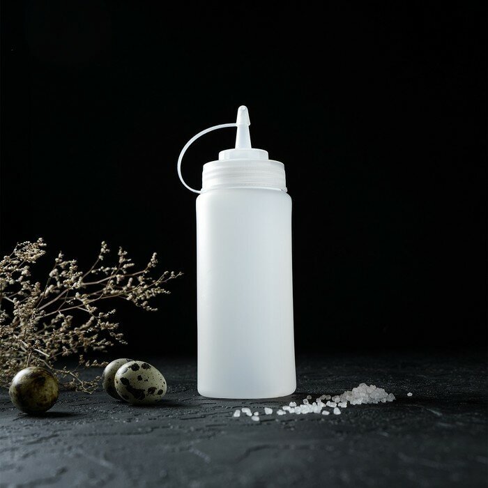 FlashMe Ёмкость для соуса, 480 мл, 6,5×19,5 см, цвет белый - фотография № 6