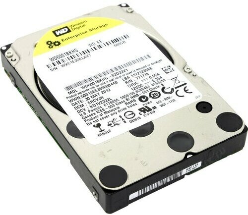 Жесткий диск SAS WesternDigital XE WD6001BKHG 600G 10K