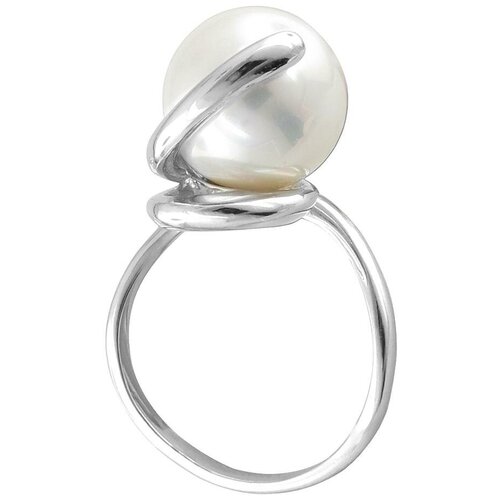 фото Эстет кольцо с жемчугом из серебра к3к253302р, размер 17.5