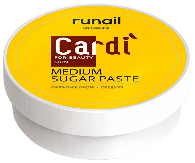 ruNail, Сахарная паста Cardi, средняя, 150 г