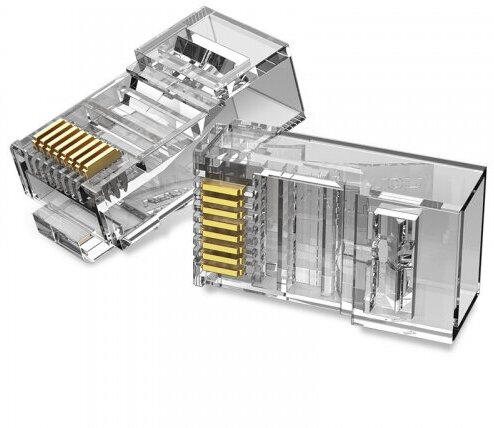 Коннектор Vention RJ45 (8p8c), cat. 6, под витую пару (10шт.)