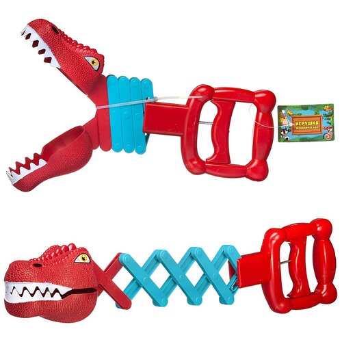 Игрушка Abtoys Зубастики Свирепый динозавр выдвижная 28 см 781₽