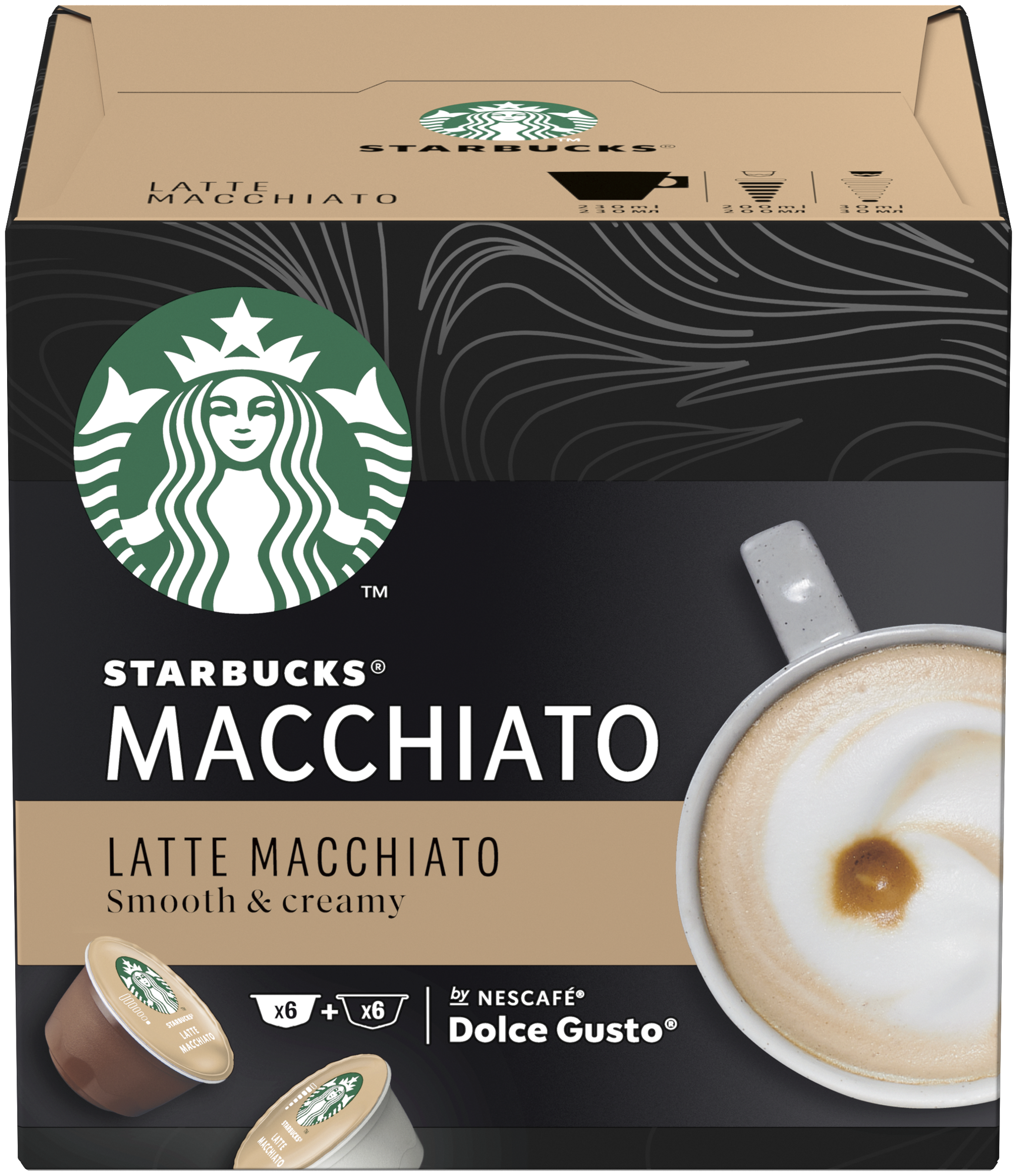 Кофе в капсулах Starbucks Latte Macchiato, 12 кап. в уп.