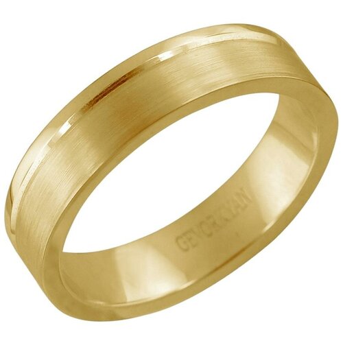 фото Эстет кольцо из жёлтого золота 01о030364, размер 20