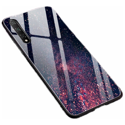 фото Панель-чехол-накладка mypads для huawei honor 30i (lra-lx1) из мягкого силикона с красивым расписным 3d рисунком тематика яркие краски