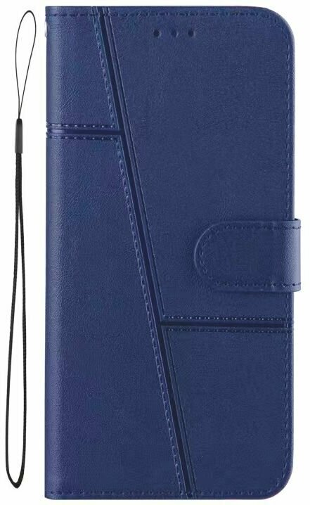 Чехол книжка wallet case для Oppo A17K 4G / Оппо А17К 4G (Синяя)