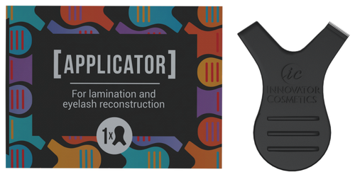 Innovator Cosmetics Аппликатор для ламинирования и реконструкции ресниц, черный