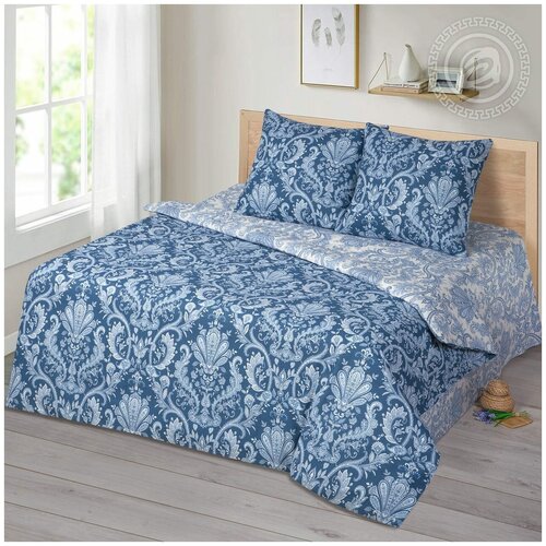 фото Постельное белье бязь артдизайн пейсли 2-х спальное с евро простыней ivselena