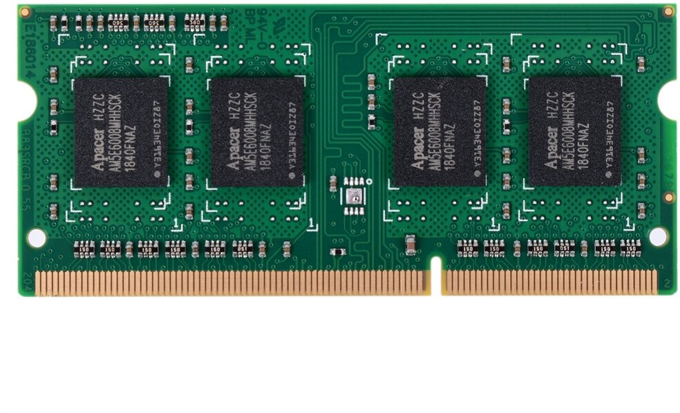 Оперативная память для ноутбука 4Gb (1x4Gb) PC3-12800 1600MHz DDR3 SO-DIMM CL11 Apacer DV.04G2K.KAM - фото №3