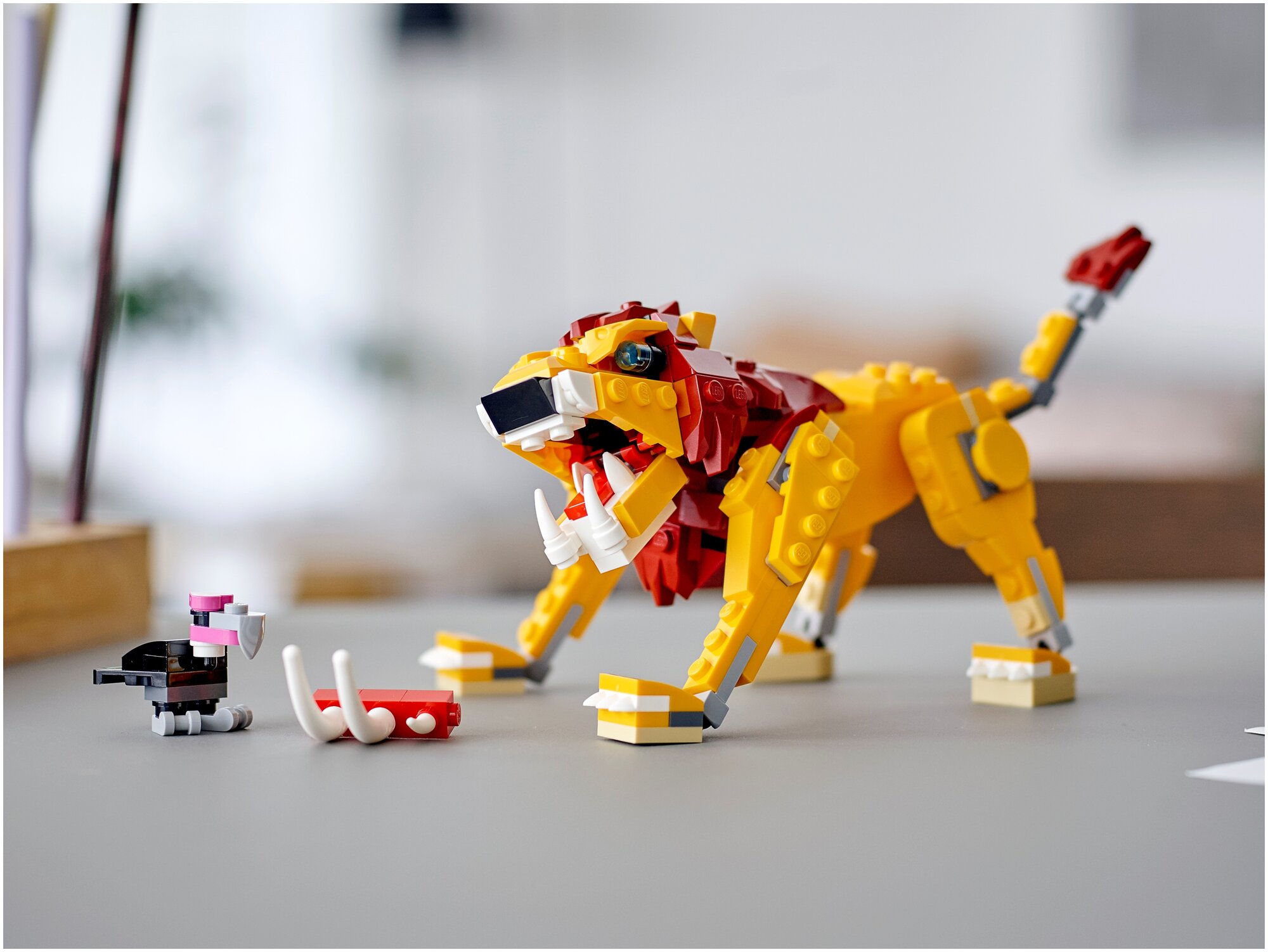 Конструктор LEGO Creator "Дикий лев 3 в 1" 31112 - фото №5
