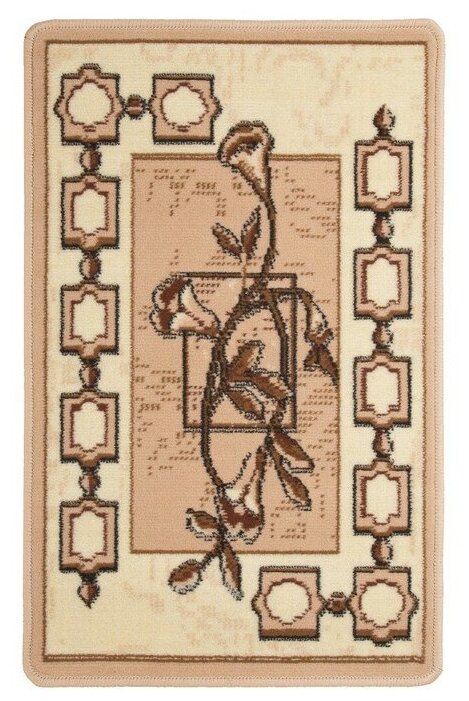 фото Ковер "Мокко", прямоугольный, 50х80 см, полипропилен 100%, джут