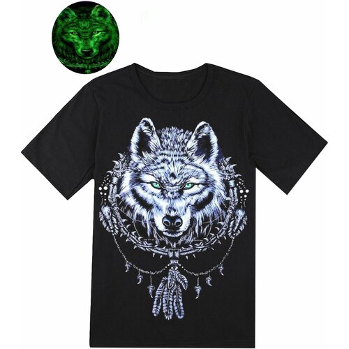 Футболка AMA Group Волк шаман, 1 шт.