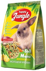 Корм Happy Jungle для молодых кроликов, 400 гр.