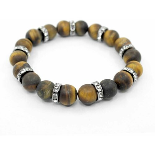 фото Handinsilver ( посеребриручку ) браслет из матового камня тигровый глаз 10мм