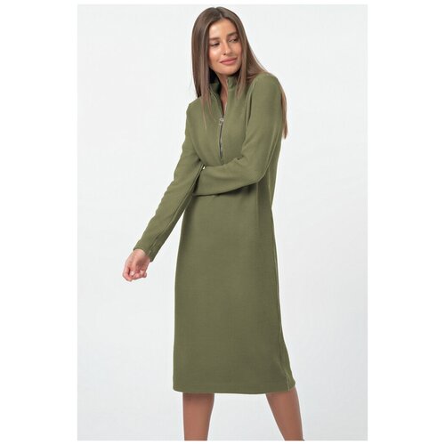 фото Платье fly. размер 44, оливковый