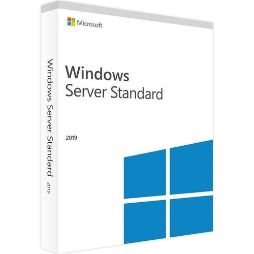 Microsoft Windows Server 2019 Standard, лицензия и диск, английский, количество пользователей/устройств: 1 устройство, бессрочная microsoft windows 10 pro лицензия и диск русский количество пользователей устройств 1 ус бессрочная