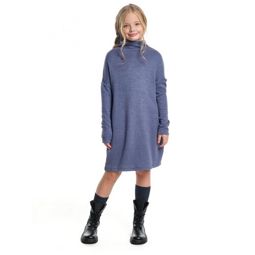 Платье для девочек Mini Maxi, модель 9825, цвет индиго, размер 134