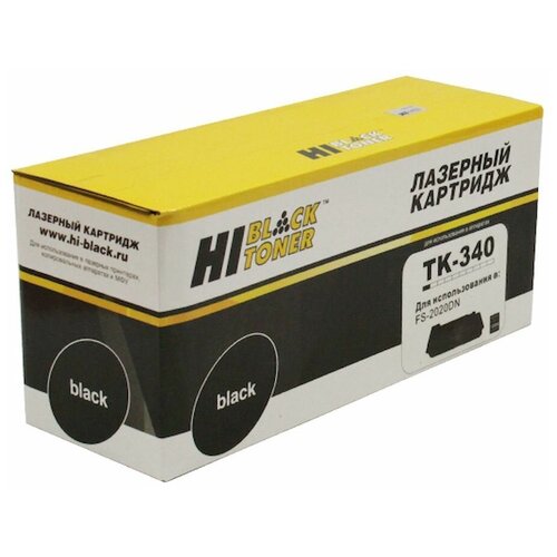 Картридж Hi-Black HB-TK-340, 12000 стр, черный картридж hi black hb tk 110 6000 стр черный