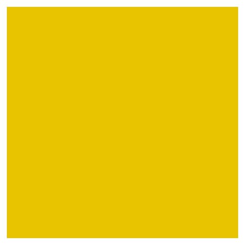 Пленка самоклеющаяся однотонная 45см/2м 2001-45(2), 80 мкм, цвет Желтый, Grace