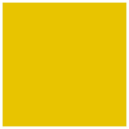 Пленка самоклеющаяся однотонная 45см/2м 2001-45(2) 80 мкм цвет Желтый Grace