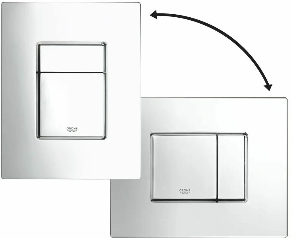 Панель смыва пневматическая Grohe Skate Cosmopolitan, 3 режима смыва, глянцевый хром, 38732000