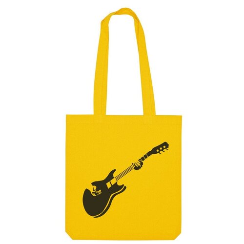 Сумка шоппер Us Basic, желтый сумка гитара серый