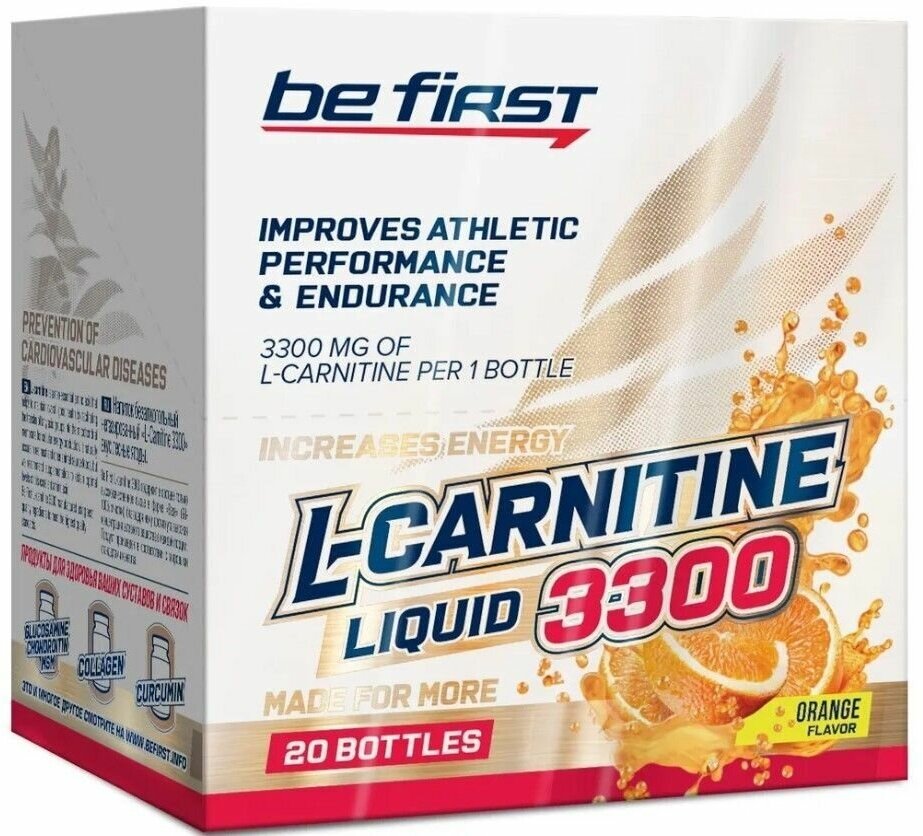 Be First L-carnitine 3300 1amp (Апельсин)