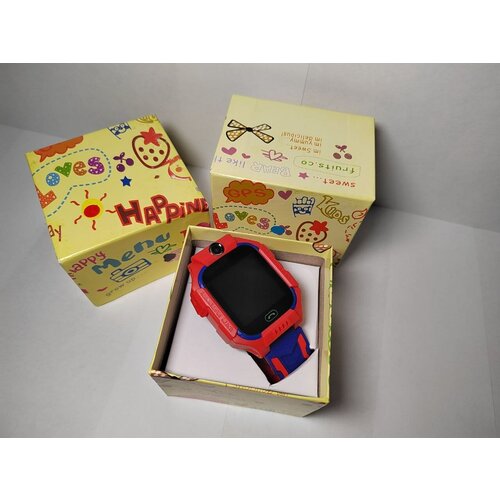 Детские смарт часы с gps красные 120000₽