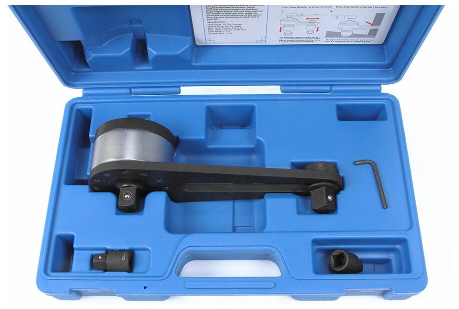 Licota AQMT-PN46150 Усилитель крутящего момента, мультипликатор 1/3.8, 1/2" х 3/4" 1500 Нм - фото №4