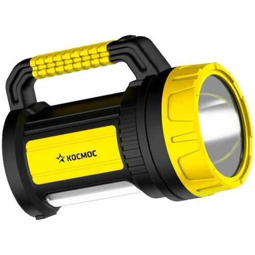 фото Фонарь светодиодный аккум. 5w led 3 режима бок. панель 10вт зарядное устройство 220/12в космос kocac2005w_ex