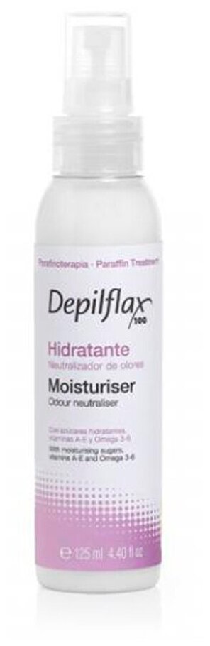 Лосьон для тела Depilflax увлажняющий и нейтрализующий запах после парафинотерапии Moisturiser Odour neutraliser, 125 мл