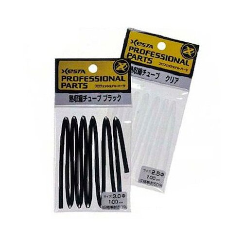 Трубка XESTA Shrinkable Tube 2.5mm/100cm black