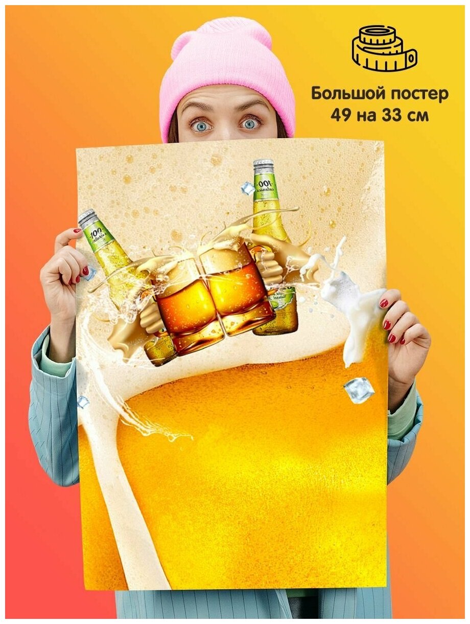 Плакат постер Beer Пиво
