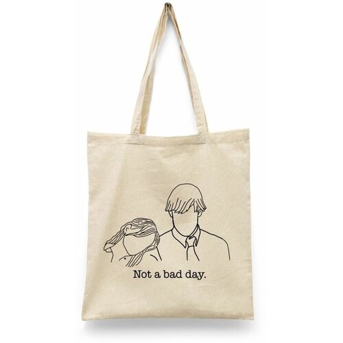 фото Сумка шоппер каждому своё, бежевый