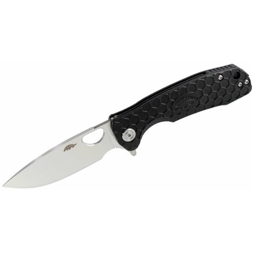 нож honey badger flipper l hb1001 с чёрной рукоятью Нож Honey Badger Flipper 14C28N M (HB1511) с чёрной рукоятью