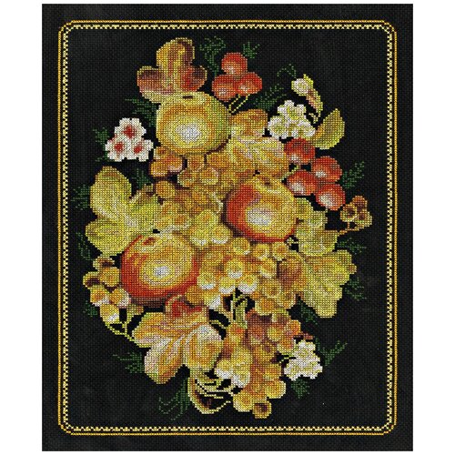Klart Набор для вышивания Жостовский натюрморт (8-052), разноцветный, 36 х 26.5 см
