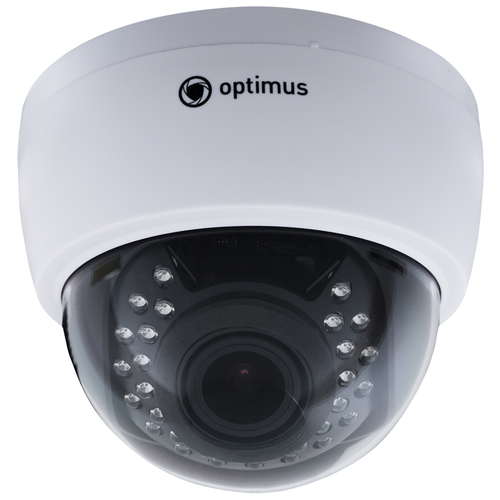 Камера видеонаблюдения optimus IP-E024.0(2.8-12) белый кронштейн кс 25 4 мм