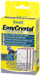 Tetra картриджи EasyCrystal Filterpack C 100 (комплект: 3 шт.) белый