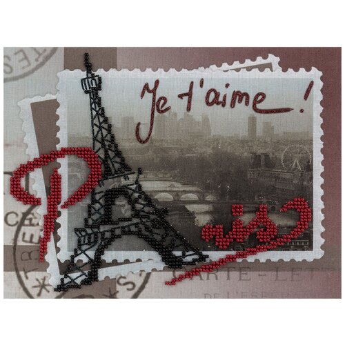 набор для вышивания panna gm 1840 ялтинская набережная 11x14 5 см GM-1533 Набор для вышивания PANNA 'Воспоминания о Париже'