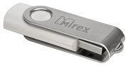 Mirex Флешка Mirex SWIVEL WHITE, 4 Гб, USB2.0, чт до 25 Мб/с, зап до 15 Мб/с, белая