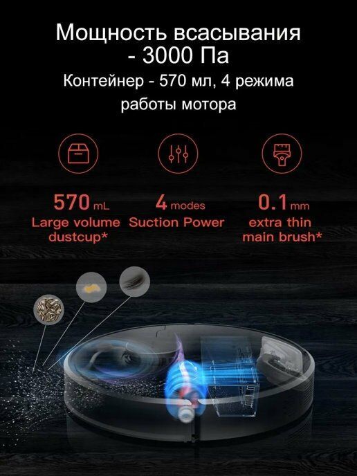 Робот-пылесос Xiaomi Dreame D9 Robot Vacuum White (RLS5-WH0) RU - фото №16