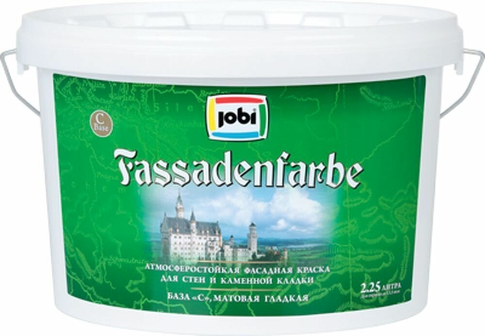 Фасадная краска JOBI FASSADENFARBE (База С) 2,25 л