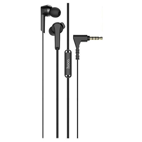 Наушники внутриканальные HOCO M72 Admire микрофон кнопка ответа кабель 12м цвет чёрный 32900₽