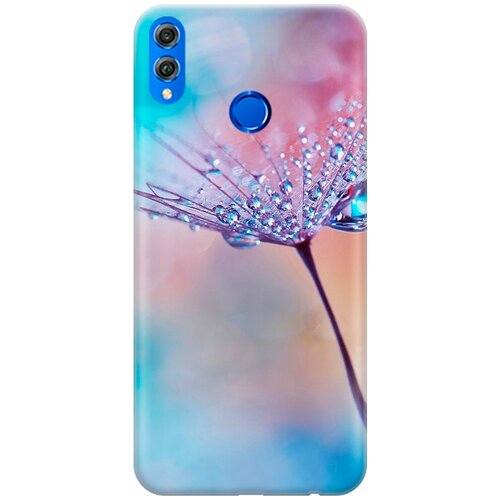 фото Силиконовый чехол на honor 8x / хонор 8х с принтом "капелька на одуванчике" gosso